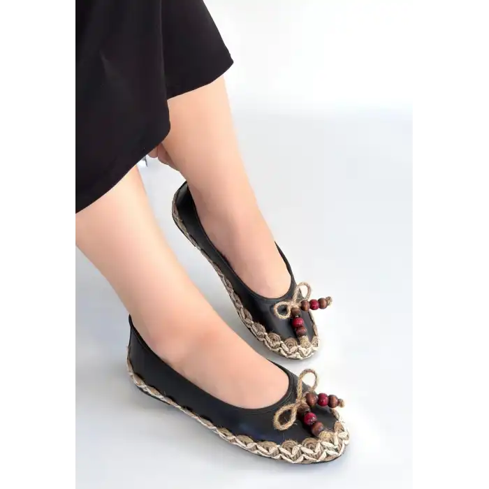 ILWE SİYAH CİLT BABET AYAKKABI