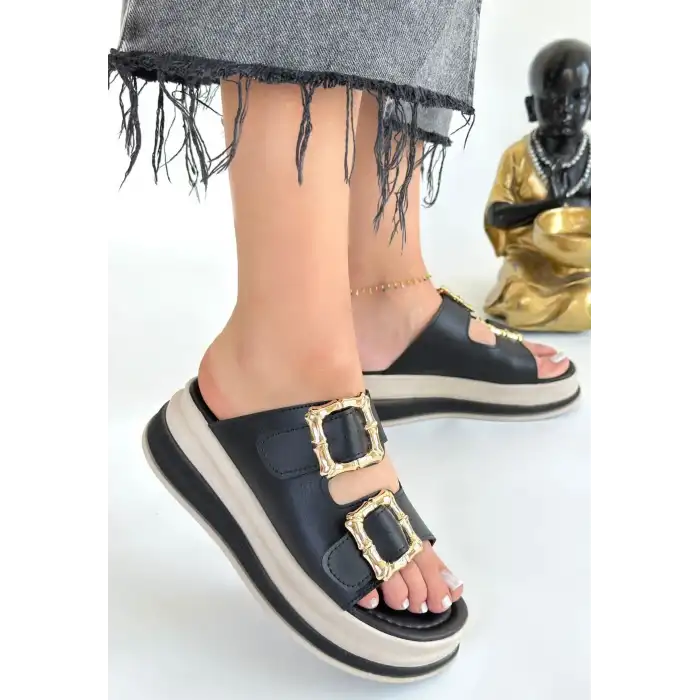 JALLİ SİYAH CİLT TERLİK