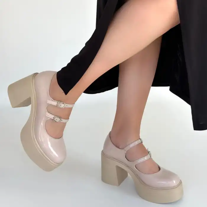 JARLO BEJ RUGAN DOLGU TOPUK AYAKKABI