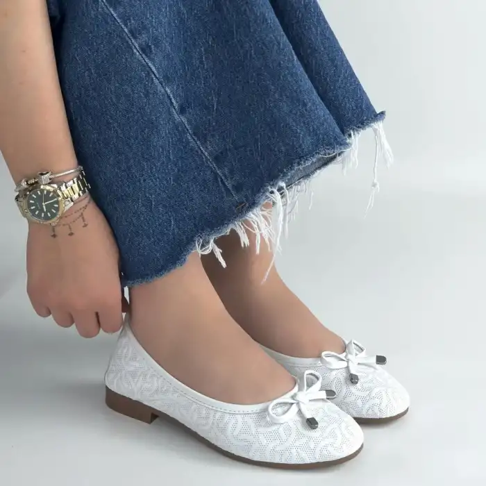 JNUES BEYAZ DERİ BABET AYAKKABI