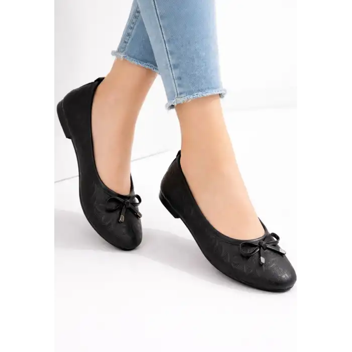 JNUES SİYAH DERİ BABET AYAKKABI