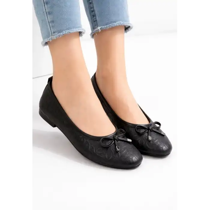 JNUES SİYAH DERİ BABET AYAKKABI