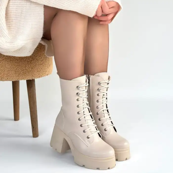 JONES BEJ CİLT BAĞCIKLI TOPUKLU BOT