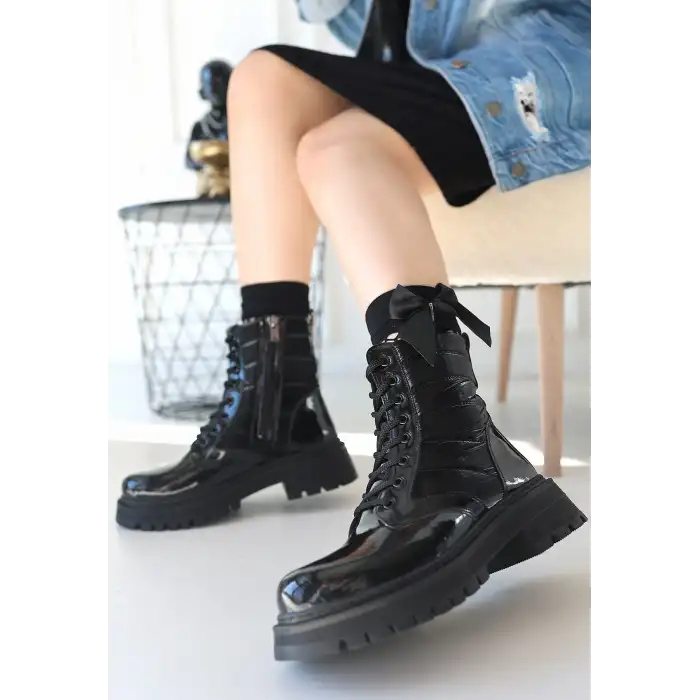 JOSSE SİYAH RUGAN BAĞCIKLI BOT