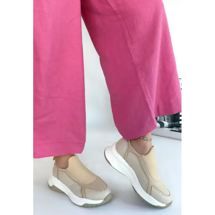 KENDY BEJ CİLT SPOR AYAKKABI