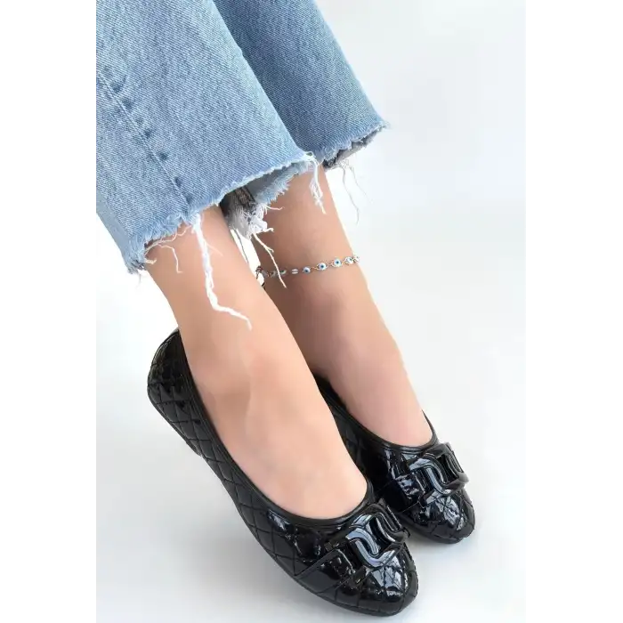 LAWY SİYAH RUGAN BABET AYAKKABI