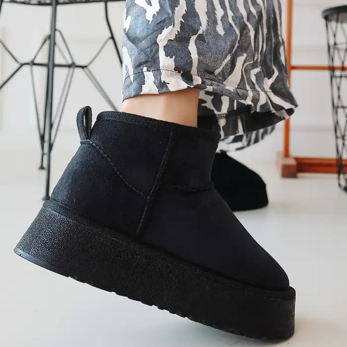 LİNNE SİYAH SÜET BOT