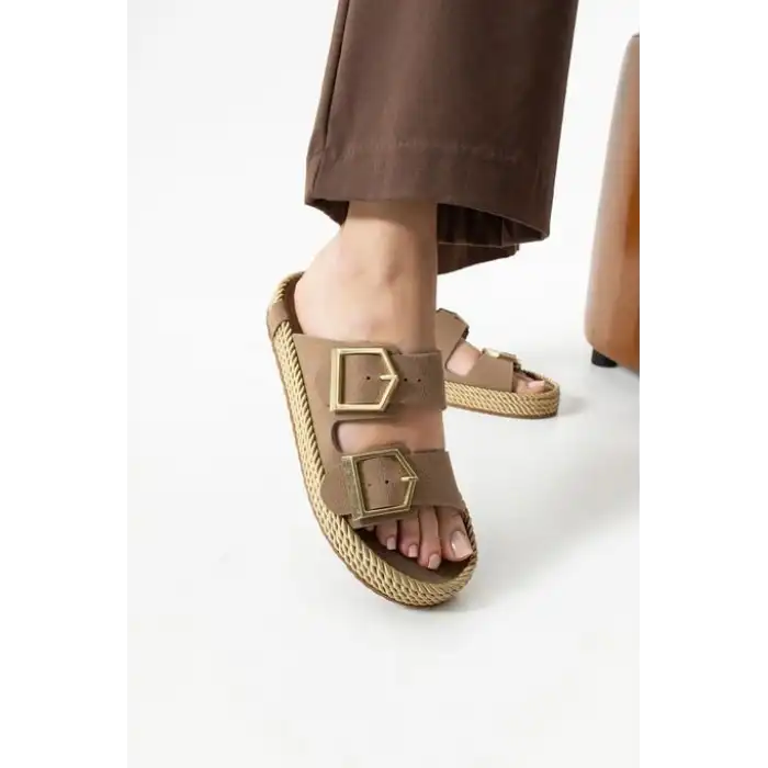 LOERA VİZON NUBUK ÇİFT TOKALI TERLİK