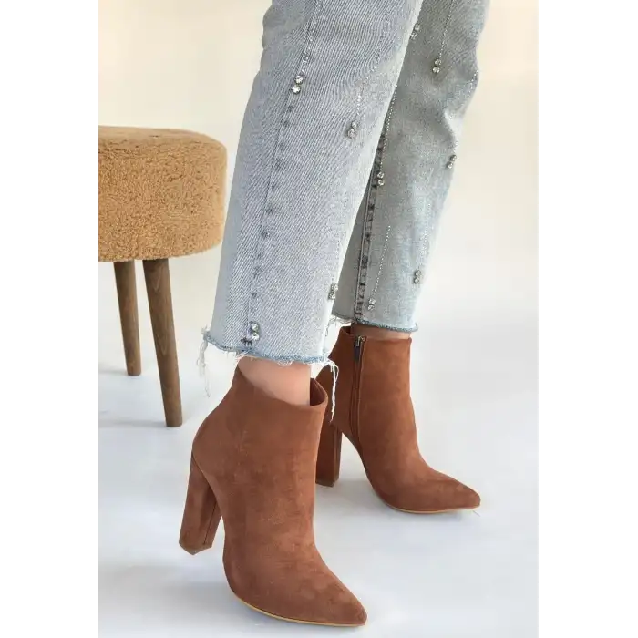 LOORA VİZON SÜET TOPUKLU BOT