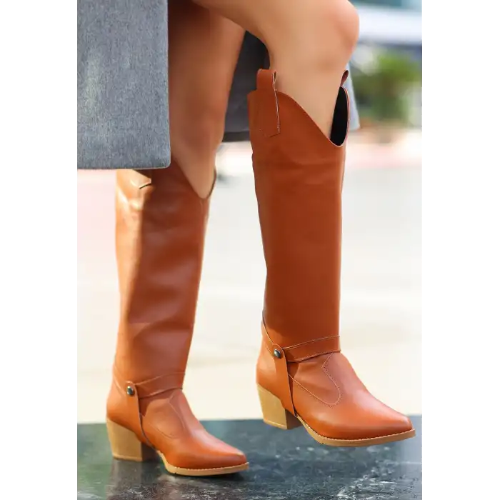 MİLLA TABA CİLT TAK ÇIKAR TOPUKLU BOT VE ÇİZME