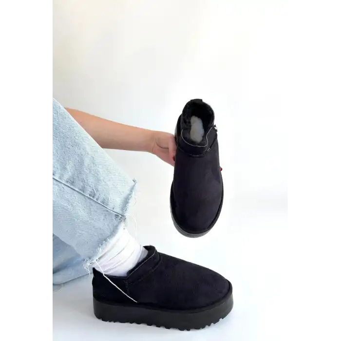 MİTAY SİYAH SÜET BOT