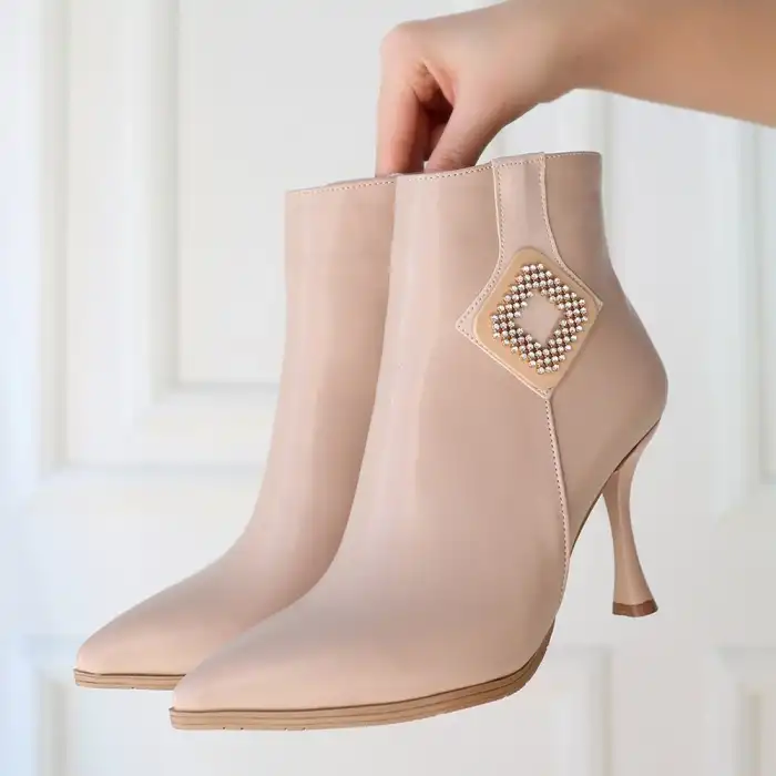 MOOSE NUDE CİLT TOPUKLU BOT