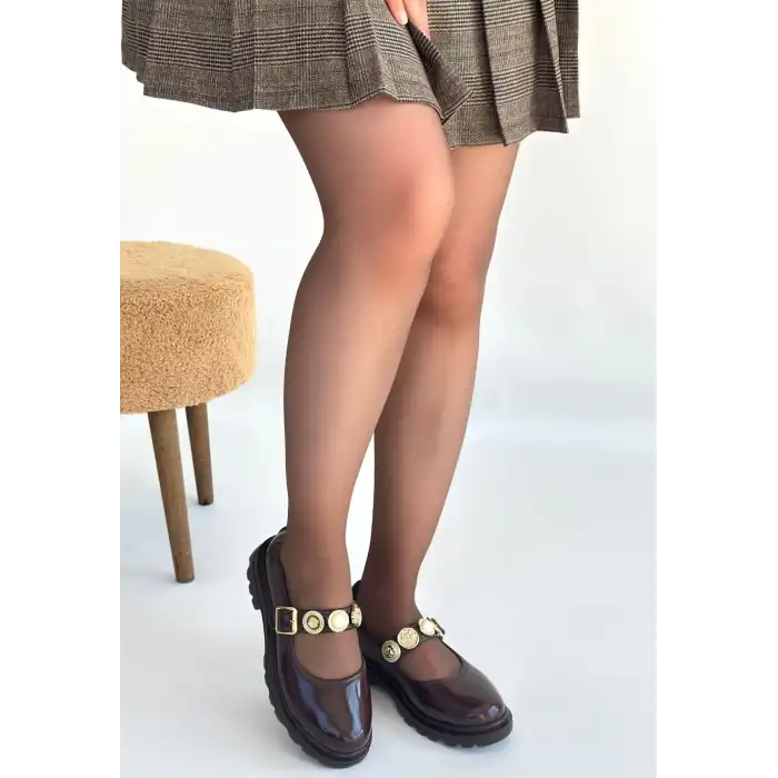 OKİRA KAHVERENGİ RUGAN OXFORD AYAKKABI