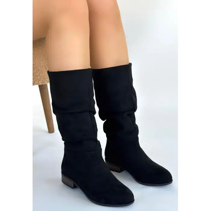 PLOD SİYAH SÜET ÇİZME