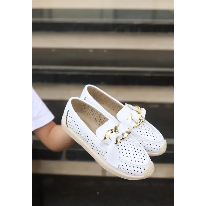 RİWAN BEYAZ CİLT BABET AYAKKABI