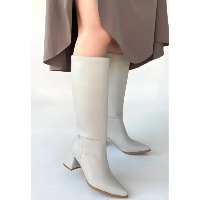 ROKSA TEN CİLT TOPUKLU ÇİZME