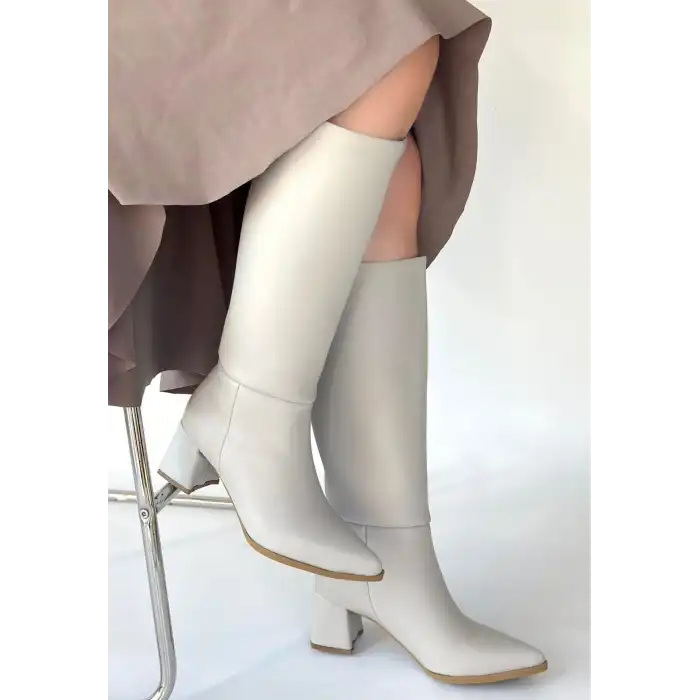 ROKSA TEN CİLT TOPUKLU ÇİZME