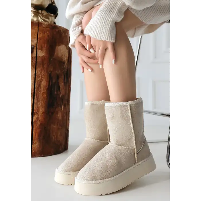 SOPHİA BEJ SÜET BOT