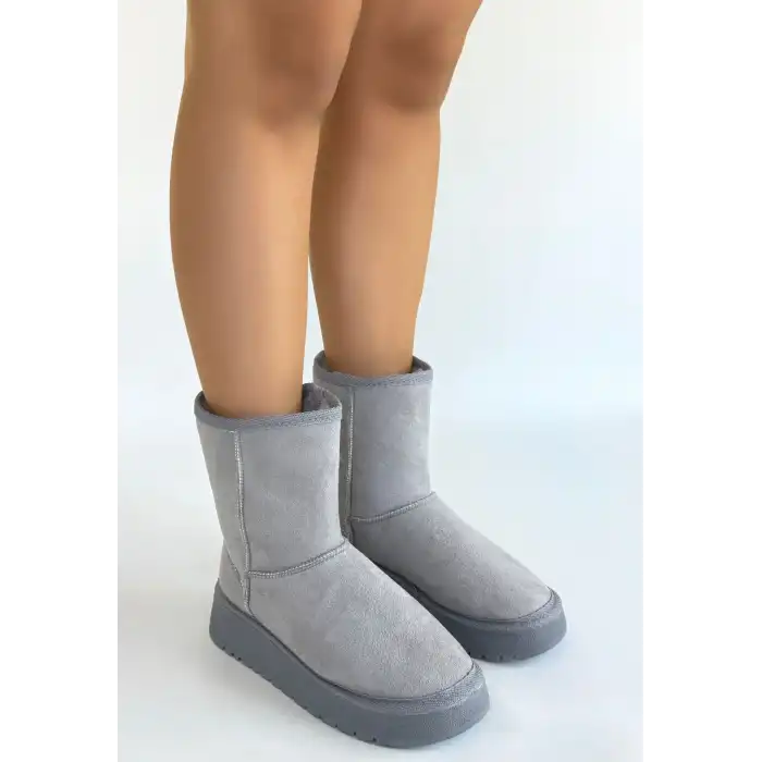 SOPHİA GRİ SÜET BOT