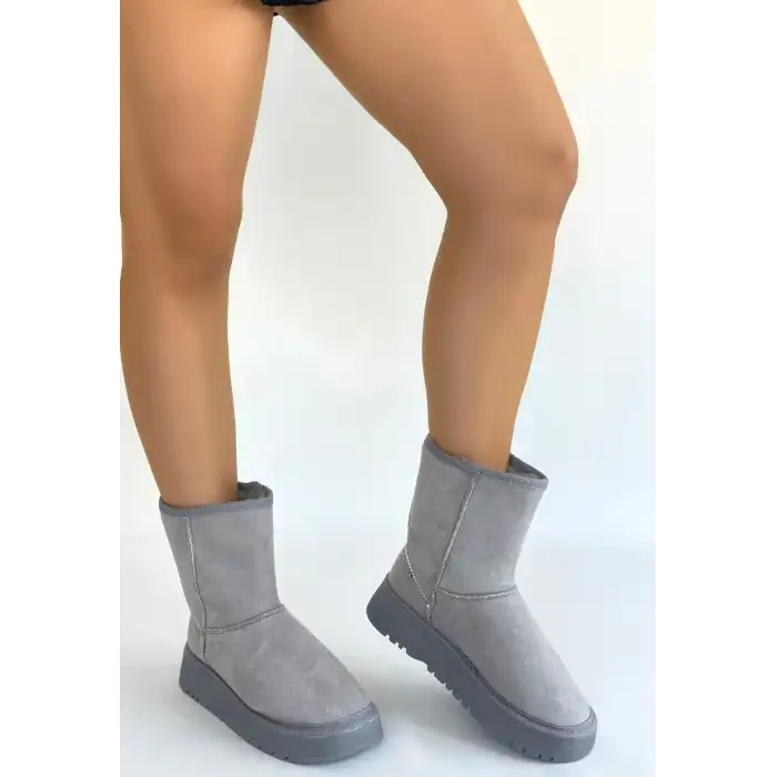 SOPHİA GRİ SÜET BOT