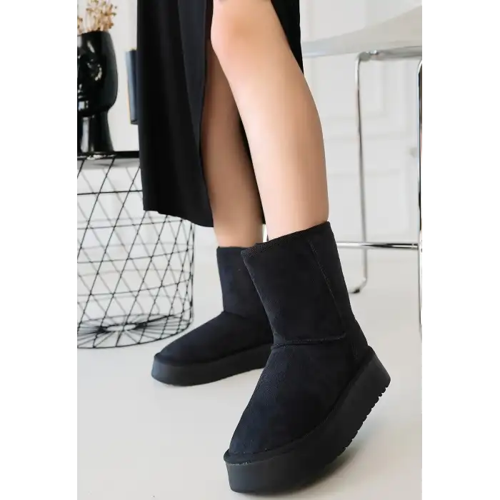 SOPHİA SİYAH SÜET BOT