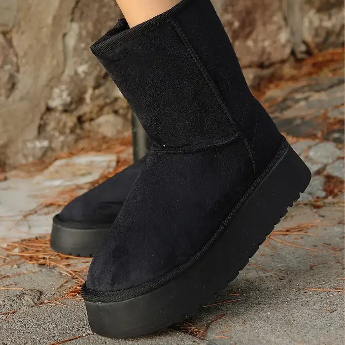 SOPHİA SİYAH SÜET BOT