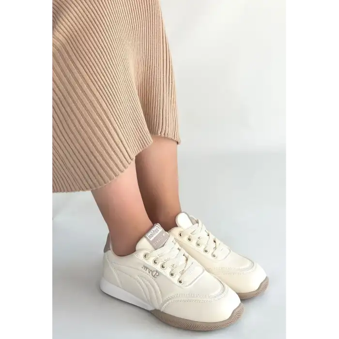 TAWEN BEJ CİLT BAĞCIKLI SPOR AYAKKABI