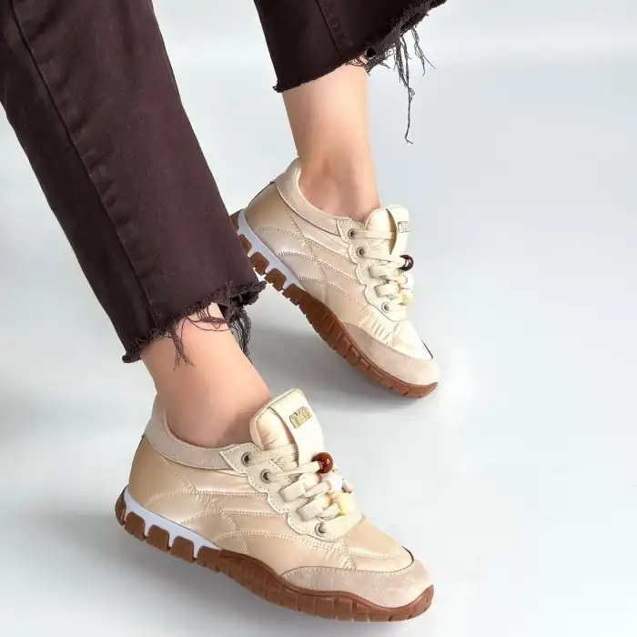 TUES BEJ NUBUK BAĞCIKLI SPOR AYAKKABI