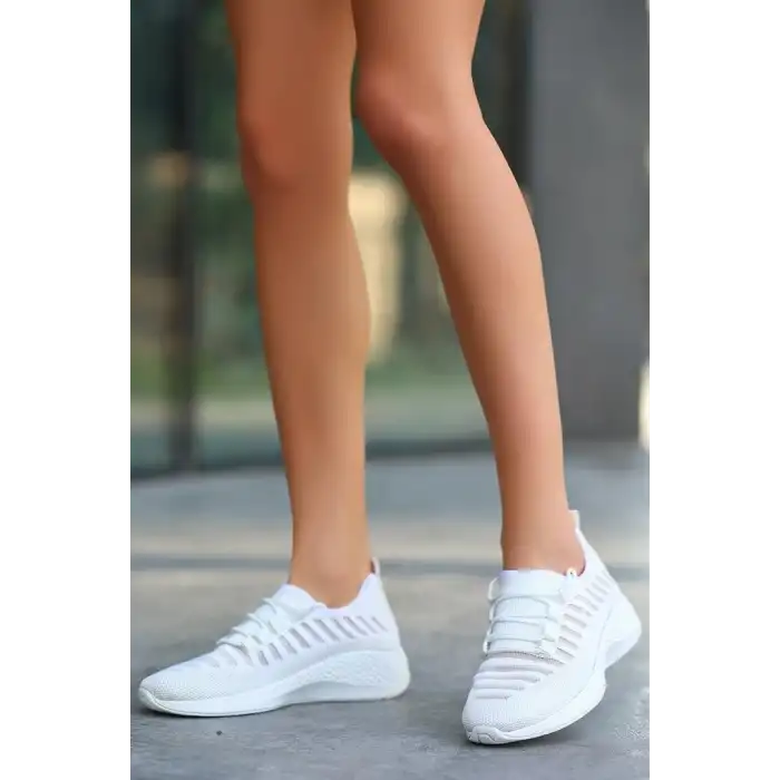 WİNA BEYAZ TRİKO SPOR AYAKKABI