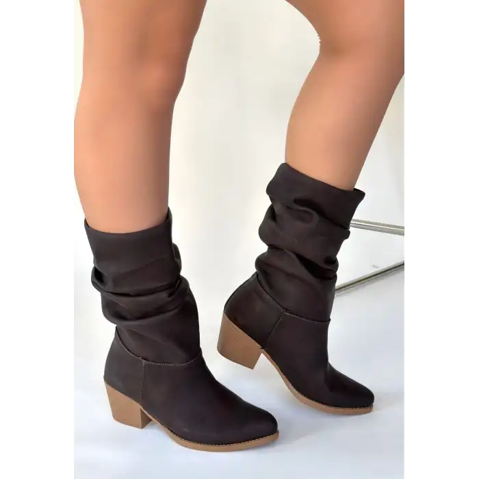 YİOR ACI KAHVE NUBUK TOPUKLU BOT