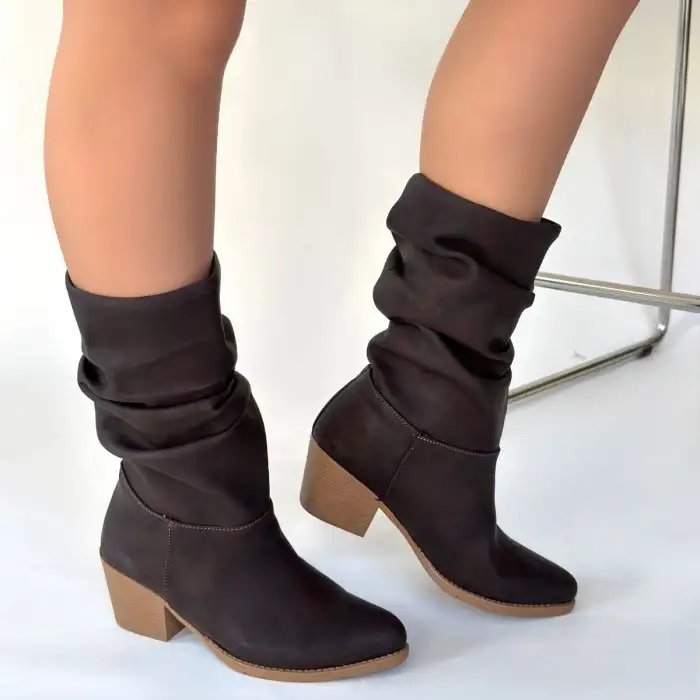 YİOR ACI KAHVE NUBUK TOPUKLU BOT