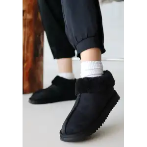 ABBY SİYAH SÜET BOT