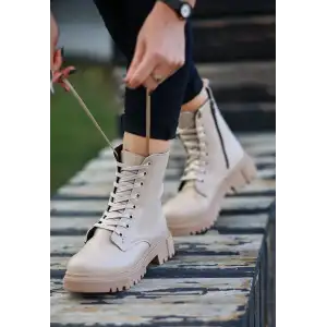 BRİA  NUDE CİLT BAĞCIKLI BOT