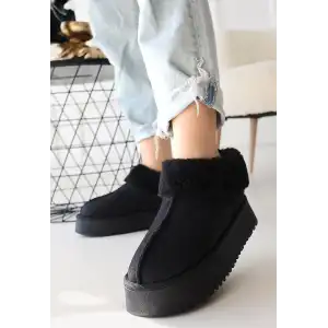 EDALİ SİYAH SÜET BOT