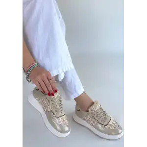 HAWER BEJ CİLT BAĞCIKLI SPOR AYAKKABI