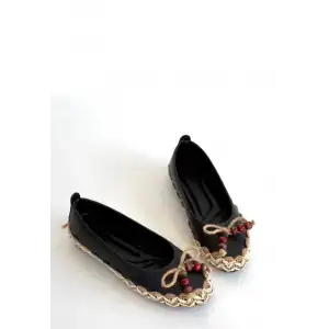 ILWE SİYAH CİLT BABET AYAKKABI