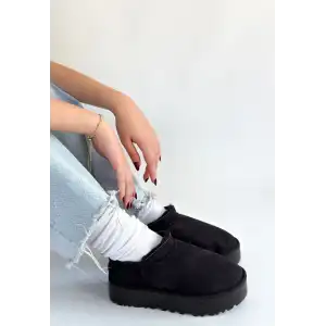 MİTAY SİYAH SÜET BOT