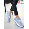 ALEH GRİ CİLT BAĞCIKLI SPOR AYAKKABI