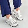 CEAS BEYAZ TRİKO BAĞCIKLI SPOR AYAKKABI