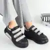 ELİKA SİYAH CİLT SİMLİ CIRT CIRTLI SPOR AYAKKABI