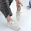 FİERT BEJ CİLT BAĞCIKLI SPOR AYAKKABI
