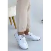 FİERT BEYAZ CİLT BAĞCIKLI SPOR AYAKKABI