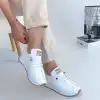 FİERT BEYAZ CİLT BAĞCIKLI SPOR AYAKKABI