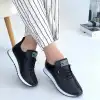 FİERT SİYAH CİLT BAĞCIKLI SPOR AYAKKABI