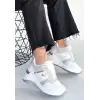 GEJA BEYAZ CİLT BAĞCIKLI SPOR AYAKKABI