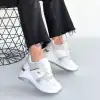 GEJA BEYAZ CİLT BAĞCIKLI SPOR AYAKKABI