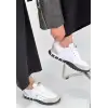 HUER BEYAZ NUBUK BAĞCIKLI SPOR AYAKKABI