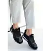 HUER SİYAH NUBUK BAĞCIKLI SPOR AYAKKABI