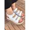 JATAY BEYAZ CİLT SANDALET