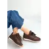 JEAT KAHVERENGİ  NUBUK BAĞCIKLI SPOR AYAKKABI